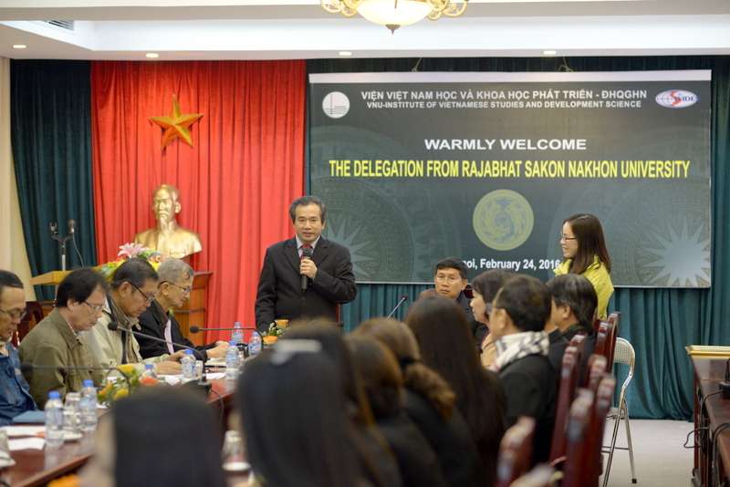Chuyến thăm và làm việc của cán bộ, sinh viên Trường Đại học Rajabhat Sakon Nakhon