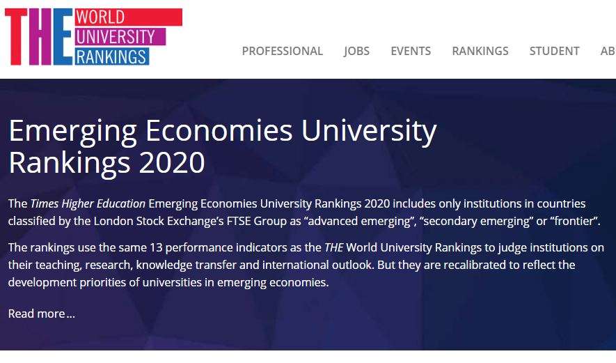 ĐHQGHN và 2 đại học Việt Nam có tên trong bảng xếp hạng mới nhất của THE