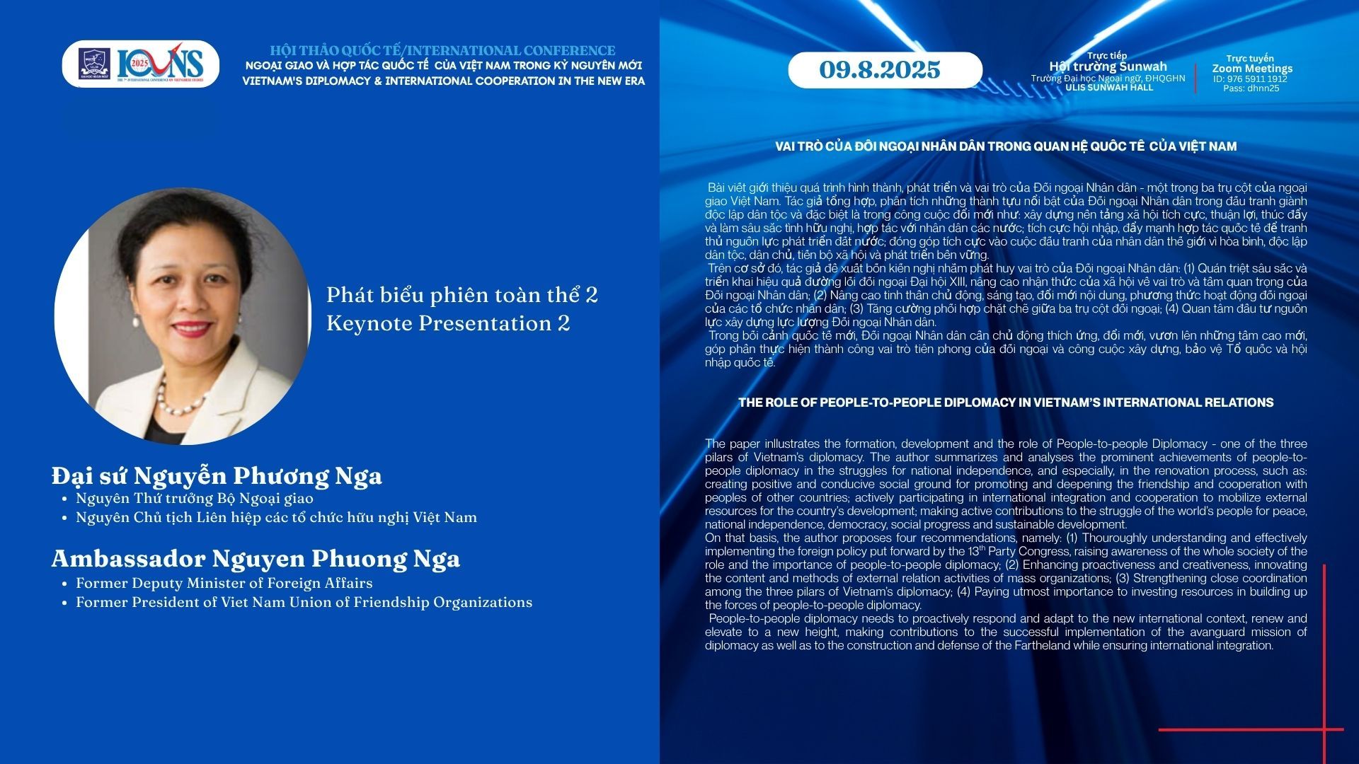 Tổng hợp phát biểu phiên toàn thể tại Hội thảo chuyên đề 2