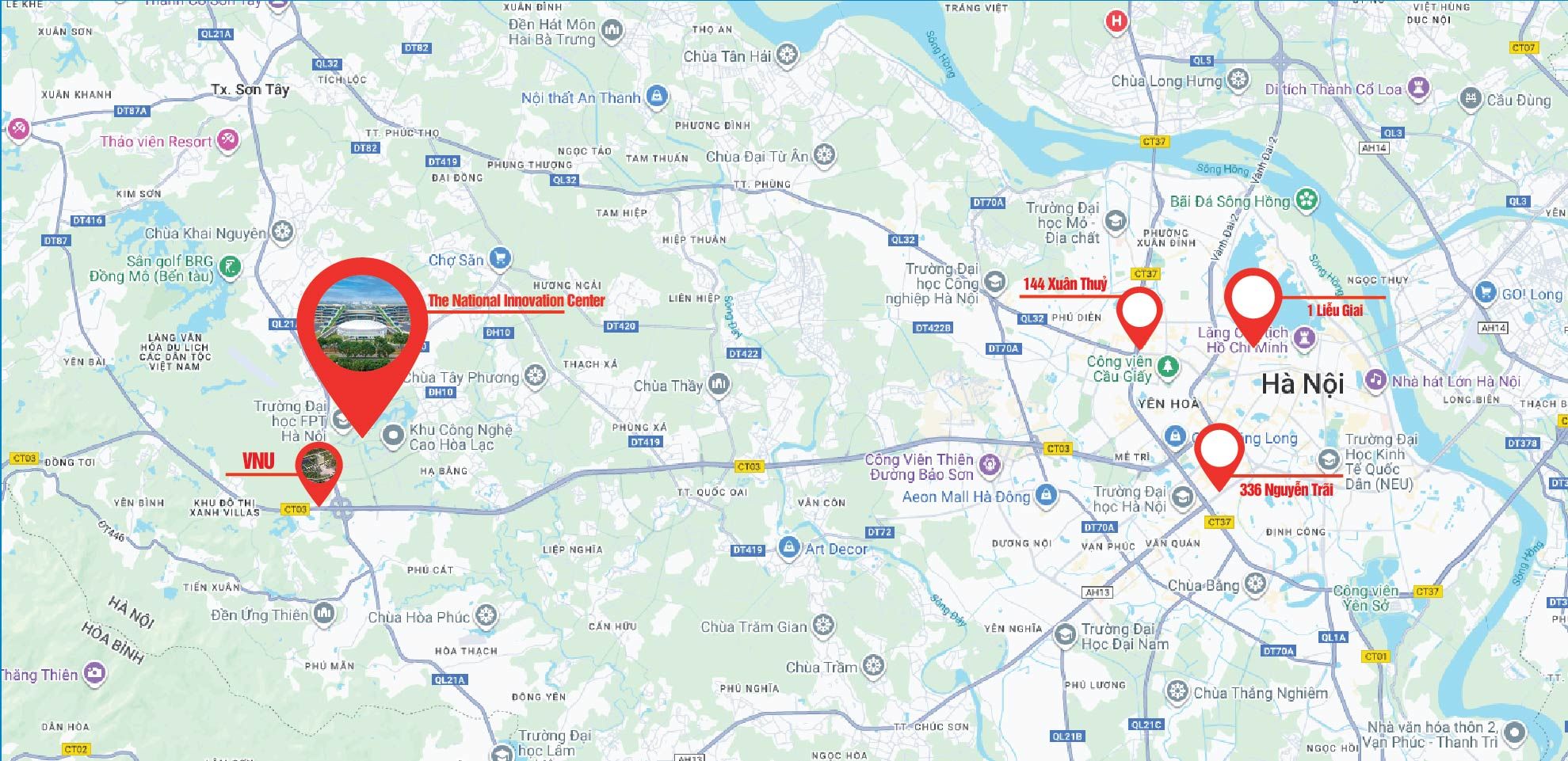 Hướng dẫn di chuyển đến Hội thảo quốc tế Việt Nam học lần thứ 7